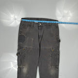 Carhartt Carpenter Pants - 34W 30L Gray Cotton