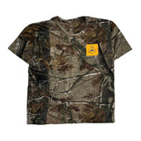 Yellow Triangle Logo Active Spirit T-Shirt - Large Camo Cotton