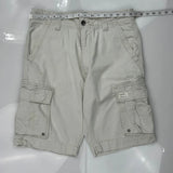 Levis Cargo Shorts - 32W 11L Beige Cotton