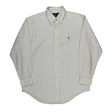 Ralph Lauren Shirt - Medium White Cotton