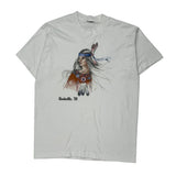 Unbranded Graphic T-Shirt - Large White Cotton