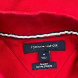Tommy Hilfiger Slim Fit Polo Shirt - Medium Red Cotton