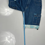 Fox Cargo Shorts - 36W 12L Light Wash Cotton