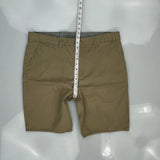 Quiksilver Chino Shorts - 36W 9L Khaki Cotton