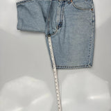 Levis Denim Shorts - 32W 9L Light Wash Cotton