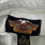 Harley Davidson Graphic Shirt - 2XL Grey Cotton