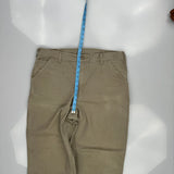 Carhartt Carpenter Trousers - 38W 32L Khaki Cotton