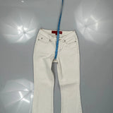 Guess Boot Cut Jeans - 25W US 0 White Cotton