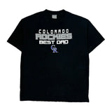 Colorado Rockies Mlb T-Shirt - XL Black Cotton