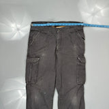 Carhartt Cargo Pants - 34W 32L Gray Cotton
