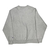 Reverse Weave Champion Sweatshirt - Large Gray Cotton