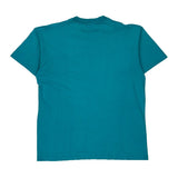 Fruit Of The Loom Single Stitch T-Shirt - XL Blue Cotton