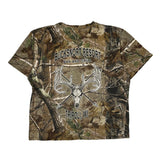 Bucksnort Resort Bar And Grill Realtree Camo T-Shirt - Large Camo Cotton