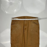 Dickies Carpenter Pants - 40W 30L Brown Cotton Blend