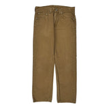 Levis Trousers - 32W 30L Brown Cotton