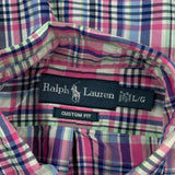 Ralph Lauren Checked Shirt - Large Multicoloured Cotton