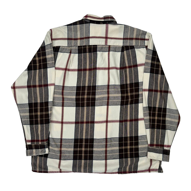 Nautica Checked Flannel Shirt - XL Multicoloured Cotton