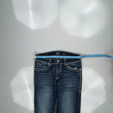 Buckle Black Boot Cut Jeans - 32W 36L Dark Wash Denim