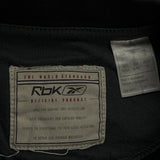 Reebok Sweatshirt - Large Black Cotton