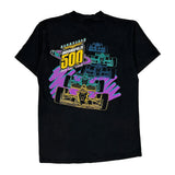 Indianapolis 500 Logo 7 Graphic T-Shirt - Medium Black Cotton