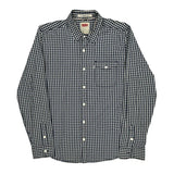 Levis Checked Shirt - Large Blue Cotton