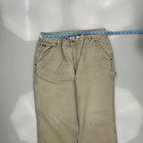Unbranded Carpenter Pants - 34W 33L Beige Cotton