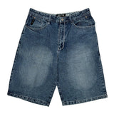 Brooklyn Xpress Denim Shorts - 32W 11L Blue Cotton