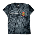 Santa Cruz Tie-Dye T-Shirt - Medium Gray Cotton