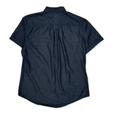 Tommy Hilfiger Short Sleeve Shirt - XL Blue Cotton