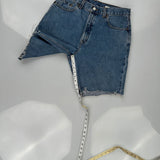 560 Levis Denim Shorts - 30W UK 12 Blue Cotton