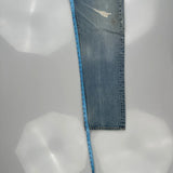 501 Levis Jeans - 34W 30L Light Wash Denim