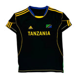 Tanzania Adidas Football Shirt - Medium Black Polyester
