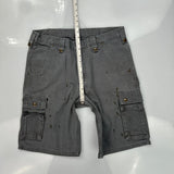 Carhartt Cargo Shorts - 36W 11L Grey Cotton