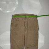 Carhartt Carpenter Trousers - 38W 31L Brown Cotton