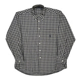 Nautica Checked Shirt - XL Black Cotton