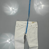 Diesel Jeans - 32W UK 10 White Cotton