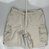 Lee Cargo Shorts - 37W 11L Beige Cotton