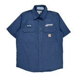 Reliable Equipment Carhartt Short Sleeve Shirt - Large Blue Cotton