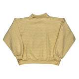 Unbranded Collared Sweatshirt - 2XL Yellow Cotton