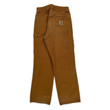 Age 12 Carhartt Carpenter Pants - Mediumw 32L Brown Cotton