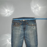 True Religion Boot Cut Jeans - 34W 31L Blue Denim
