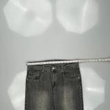 Southpole Wide Leg Jeans - 36W 29L Gray Cotton