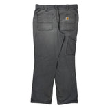 Carhartt Carpenter Trousers - 33W 30L Grey Cotton