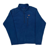 Patagonia Fleece 1/4 Zip - Medium Blue Polyester