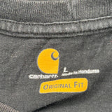Carhartt Long Sleeve T-Shirt - Large Black Cotton