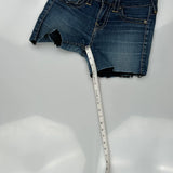 True Religion Denim Shorts - 29W US 4 Blue Cotton