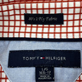 Tommy Hilfiger Checked Shirt - Large Red Cotton