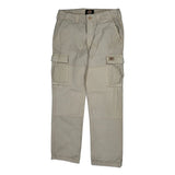 Dickies Cargo Trousers - 32W 31L Beige Cotton