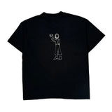 25Th Anniversary Hanes Single Stitch T-Shirt - Large Black Cotton Blend