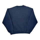 Russell Athletic Sweatshirt - Large Blue Cotton